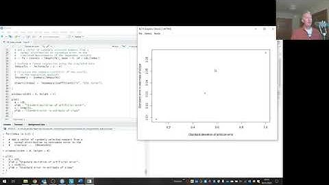 Fun of Env Mon: Using a loop to repeat a regression analysis with different errors in data v20220911