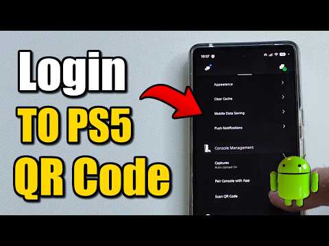 How To Scan QR Code On PS5 & Log In with Phone App - Best Guide