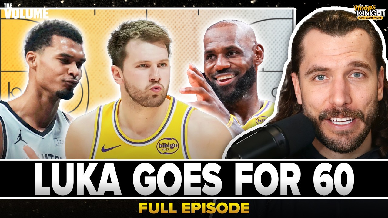 Luka Doncic got 60, LeBron triple-double in Lakers W + Wemby's game ...