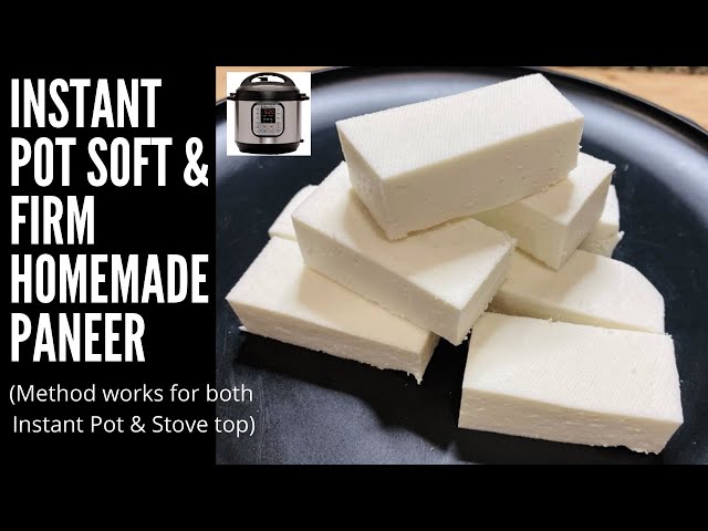 Instant Pot Paneer | How to make Paneer in Instant pot | Home made  Soft Paneer (with Tips & Tricks) class=