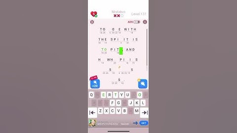 Ultimate cryptogram level 131 guide #cryptogram