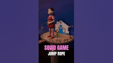 Squid Game Season 3 - Jump Rope Game | 3D Model #squidgame3  #squidgame #blender3d #3dart