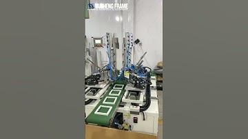 TAISHENG FRAMING EQUIPMENT automatic picture frames production line 4-corner joint machine robot