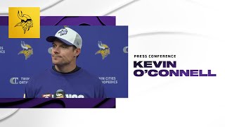 Kevin O'Connell on Impact of Josh Oliver's Absence & Final Thoughts on Vikings Matchup With Bears