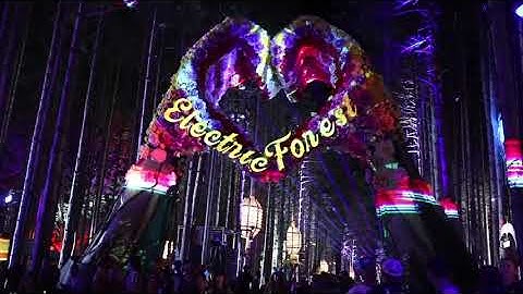 Electric Forest Music Festival Revamped Using Projection Mapping