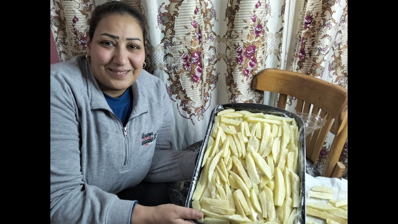 اسهل وابسط طريقه تفريز بطاطس 🤤🤤😋2026