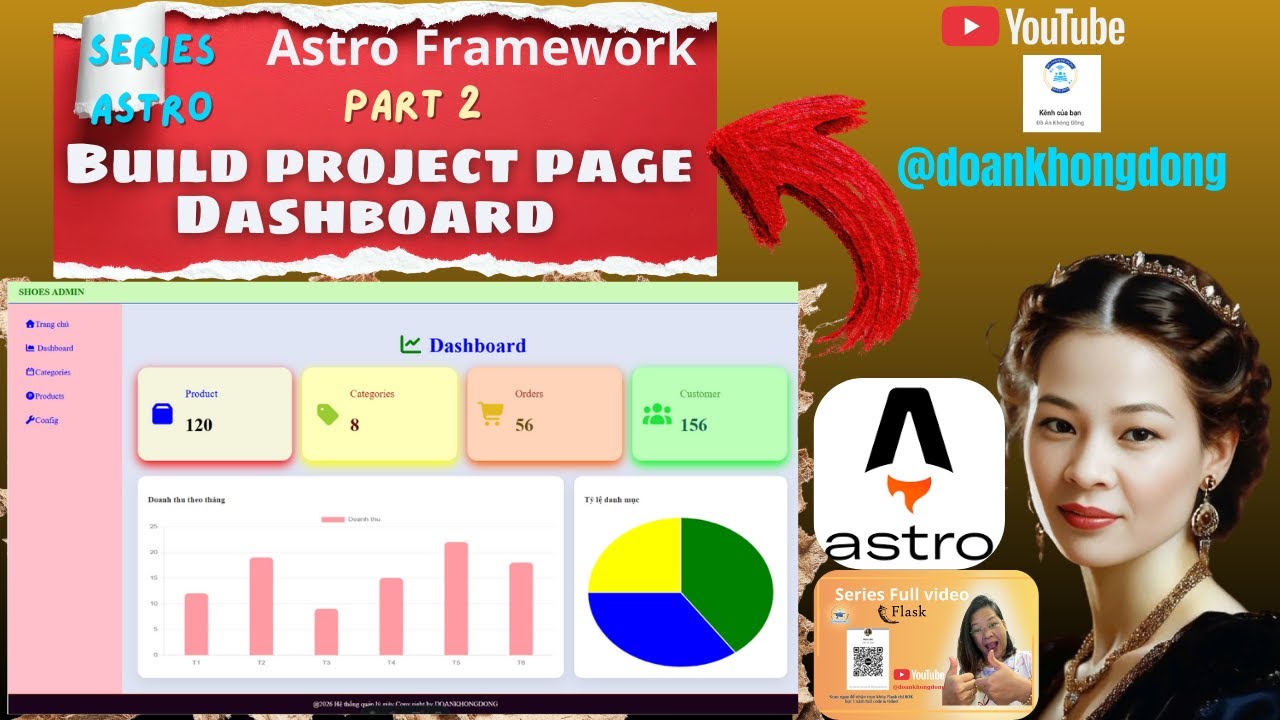 🔥Part 2 Build Project & Dashboard Page Bằng Astro Framework - YouTube