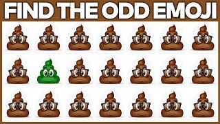 HOW GOOD ARE YOUR EYES #14 | Find The Odd Emoji Out | Emoji Puzzle Quiz