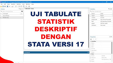 STATA: 3 MENIT UJI TABULATE (DESKRIPTIF)