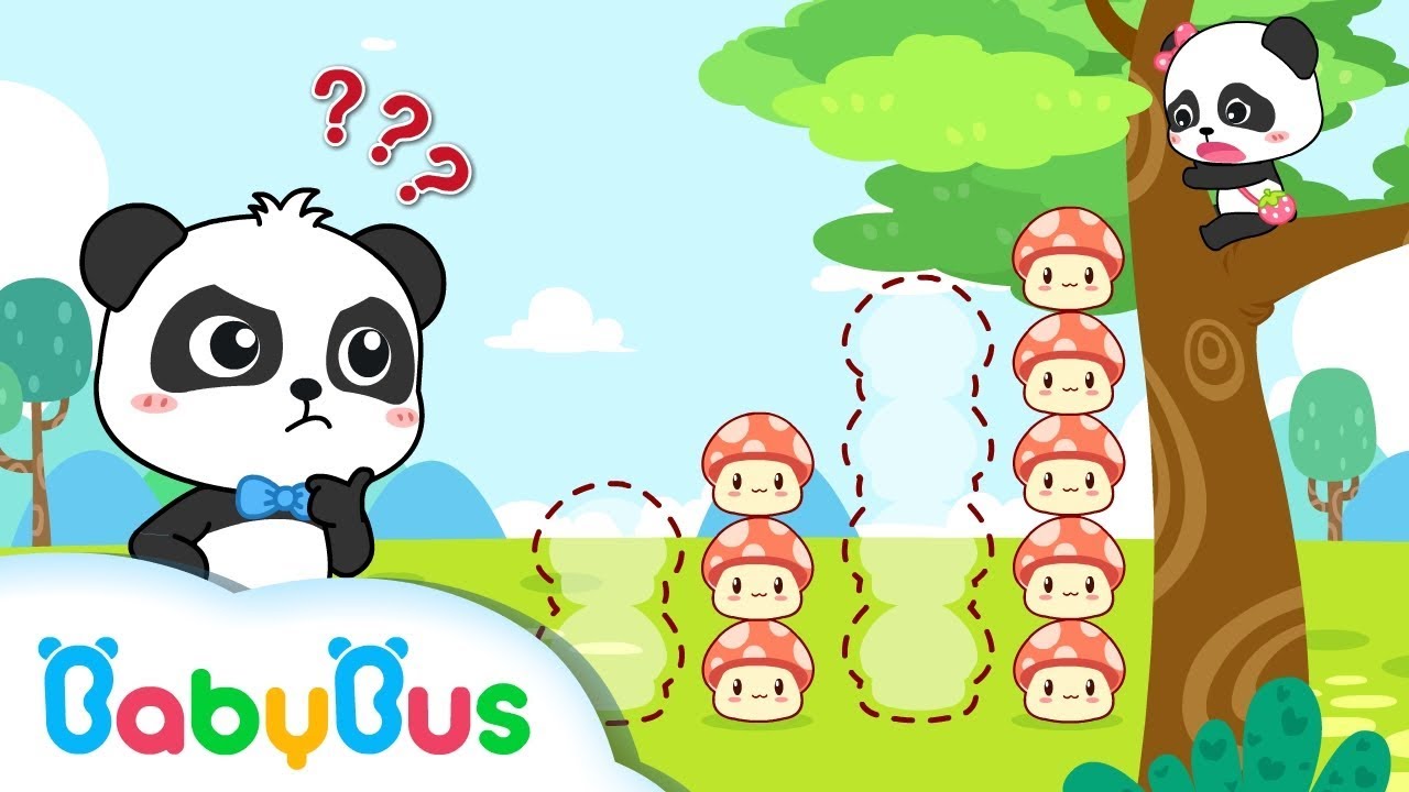 Baby Panda's Trapped on a Big Tree | Learn Numbers | Math Kingdom