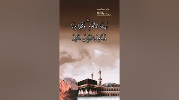 سورة الحج الاية 28-30