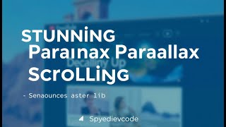 Stunning Parallax Scrolling Effect Tutorial Create Eye-Catching Web Designs In Minutes