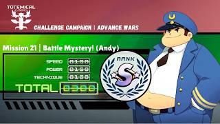 Advance Wars 1+2: Reboot Camp - AW1 Challenge Campaign – M21: Battle Mystery! (Andy, Rank S/300)