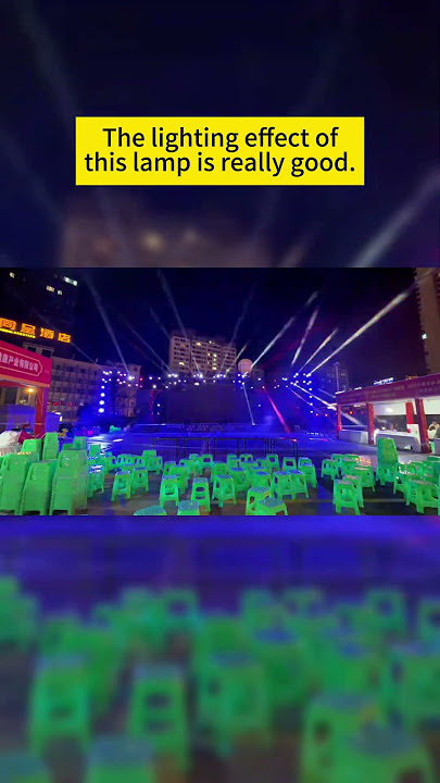 The lighting effect of this lamp is really good.#factory #stagelight #lightshow #laserlamp