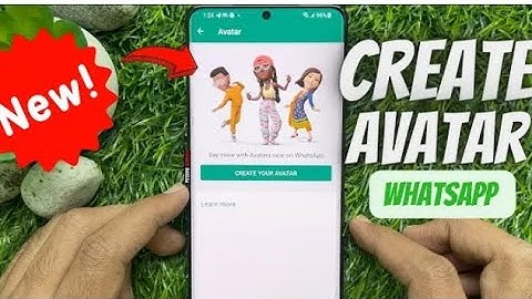 how to create and  use avatars in Whatsapp/Whatsapp avatar features/. how to make Whatsapp avatars.