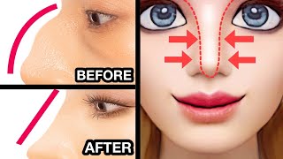 5MINS SLIM STRAIGHT NOSE MASSAGE | Get Sharp Nose, Hooked Nose Reduction, Remove Nose Hump