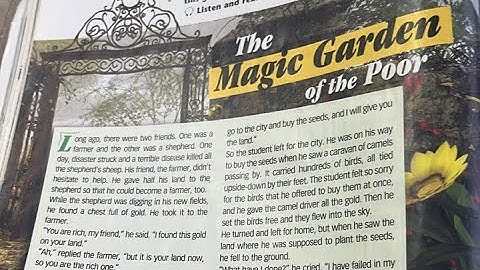 Excel 7 Module 5d The Magic Garden of the Poor