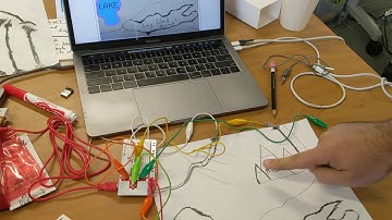 Makey Makey - Sketch it Play it - Geography Lesson - DIY interactive art