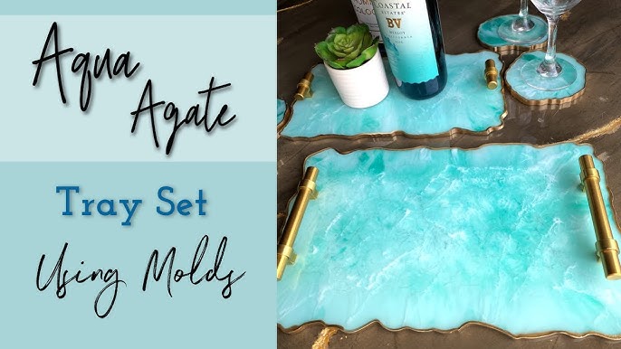 How to Make a Beautiful Resin Beach Tray From a Mold 