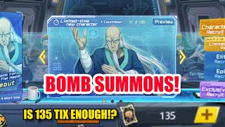 LSSR BOMB SUMMONS! Can I Get Him in 135 Tickets!? [One Punch Man: THE STRONGEST]