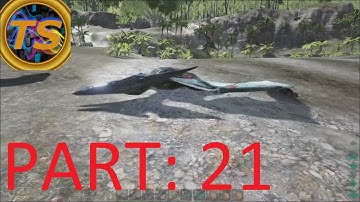 ARK Survival Evolved Gameplay - Part 21: "Taming My First Flying Mount (Pteranodon)!"