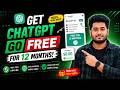 Get ChatGPT GO FREE for 12 Months! | ChatGPT Pro ফ্রি নাও বাংলাদেশ থেকে | 100% Working & Verified