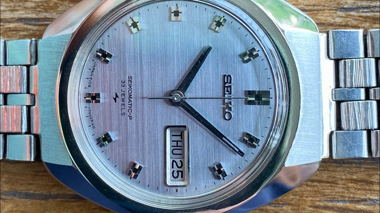 Rare Vintage October 1968 Seiko Automatic SeikoMatic P Ref. 5106