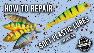 How to repair soft plastic fishing lures