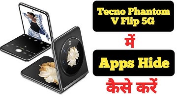 How to hide apps in Tecno Phantom V Flip 5G || Tecno Phantom V Flip 5G me app kaise hide kare ||