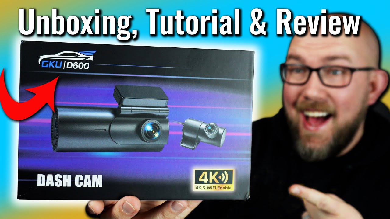 GKU D600 Dash Cam Unboxing, Install Tutorial & Review 