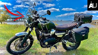 My favorite Triumph Scrambler Mod / Unit Garage XL Windscreen