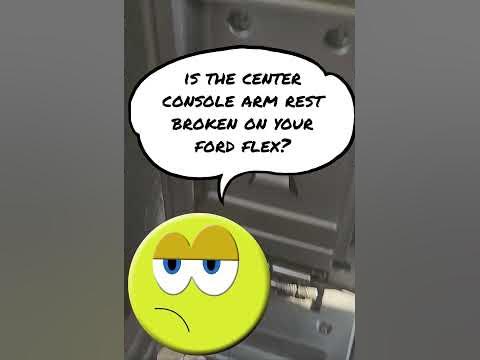 Simple and Inexpensive Fix. How to Replace Ford Flex Center Console Arm
