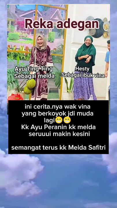 Masya Allah senang melihat kalian bahagia #meldasafitri #ayutingting #hesty