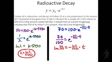 6.4 - Applications of Exponential Change