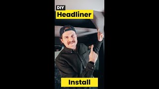 Here’s How I Installed the Headliner Shelf in My Sprinter Van Conversion #Shorts
