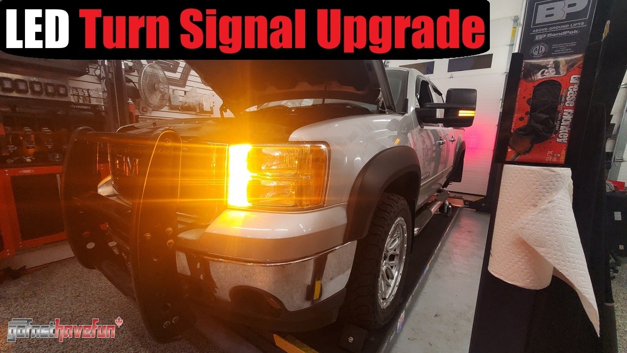 Check out my Amazon storefront https://www.amazon.com/shop/anthonyj350

In this video we show you some product from Auxito and SyneticUSA so you can make a decision which product might work better for you.

#GMT900 #LEDSignal 


Subscribe for more automotive tips!: http://bit.ly/sub2anthonyJ350
Watch my most popular uploads!: http://bit.ly/anthonyJ350howto

Website: http://gofasthavefun.ca
PATREON: https://www.patreon.com/GOFASTHAVEFUN
Instagram: https://www.instagram.com/anthonyj350
Twitter: https://twitter.com/AnthonyJ350
Facebook: https://www.facebook.com/AJ350
Shop: https://www.amazon.com/shop/anthonyj350
E-Mail: info@gofasthavefun.ca 

T-Shirt: https://teespring.com/en-GB/AnthonyJ350originalTEE#pid=46&cid=2742&sid=front

Music available -  http://www.jinglepunks.com & http://www.epidemicsound.com
Intro - "Racing Hearts'" - Martin Landh
Outro - "I just can't change my Emotions" - Basixx
           - "It's Gonna Be Alright" - Basixx
About AnthonyJ350

I am a Mobile Electronics Certified Professional 12 Volt Installer (MECP Certified), Business Management Graduate (KPU), with a Professional Driver's License and a genuine automotive enthusiast who loves working on vehicles and I want to share my experiences with you.  The goal is to help other people who can hopefully learn from my unique outlook towards vehicles, experiences and working practices.

Please feel free to ask questions or give feedback either in the comments or e-mail me.

New videos every week.
Please check out official web site (http://www.gofasthavefun.ca) for our disclaimer as we are not professional mechanics but experienced automotive enthusiasts sharing our experiences and providing entertainment content.

 Go Fast Have Fun provides the content in this video, for information and entertainment purposes only. 
The information in this Video presents guidelines to help vehicle enthusiasts modify or repair their vehicles and to demonstrate what car culture is all about. Go Fast Have Fun make no representations or warranties of any kind, express or implied, about the completeness, accuracy, reliability, suitability or availability with respect to the Video or the information, products, services, or related graphics contained on the Video for any purpose. Any reliance you place on such information is therefore strictly at your own risk. Nothing presented should be relied upon you for your modification or repair plans for your vehicle and is not in any way professional mechanical advice. 
Go Fast Have Fun strongly recommends you consult with a professional automobile mechanic to ensure that any modification or repair plans for your vehicle are appropriate for your vehicle. 
In no event will we be liable for any loss or damage including without limitation, indirect or consequential loss or damage, or any loss or damage whatsoever arising from loss of data or profits arising out of, or in connection with, the use of this Video and the information presented within it.

Go Fast have Fun
Canada

2007-2013 Chevy Silverado & GMC Sierra LED Turn Signal Upgrade (No Hyperflash) | AnthonyJ350
https://youtu.be/OZ8C53AMmIQ

ANTHONYJ350
https://www.youtube.com/AnthonyJ350