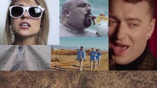 Music Video Collage - Demi Lovato, Robin Schulz, Crystal Fighters, Jonas Blue ...