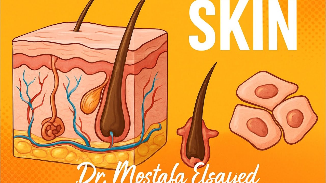 شرح الاناتومي د مصطفي السيد general anatomy skin
