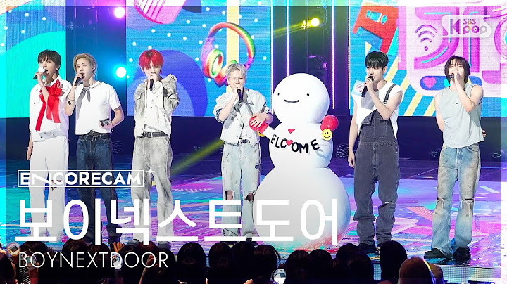 [앵콜캠4K] 보이넥스트도어 'I Feel Good' 인기가요 1위 앵콜 직캠 (BOYNEXTDOOR Encore Fancam) @SBS Inkigayo 250525