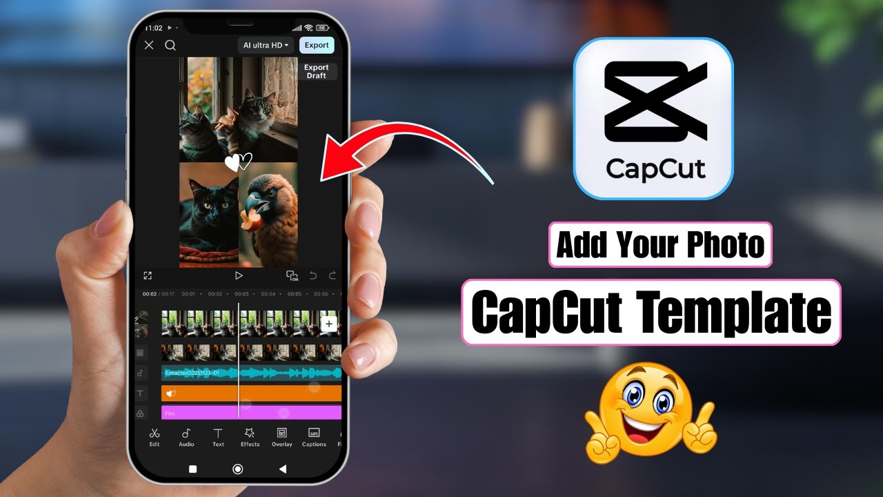 How to Add Your Photo in CapCut Template