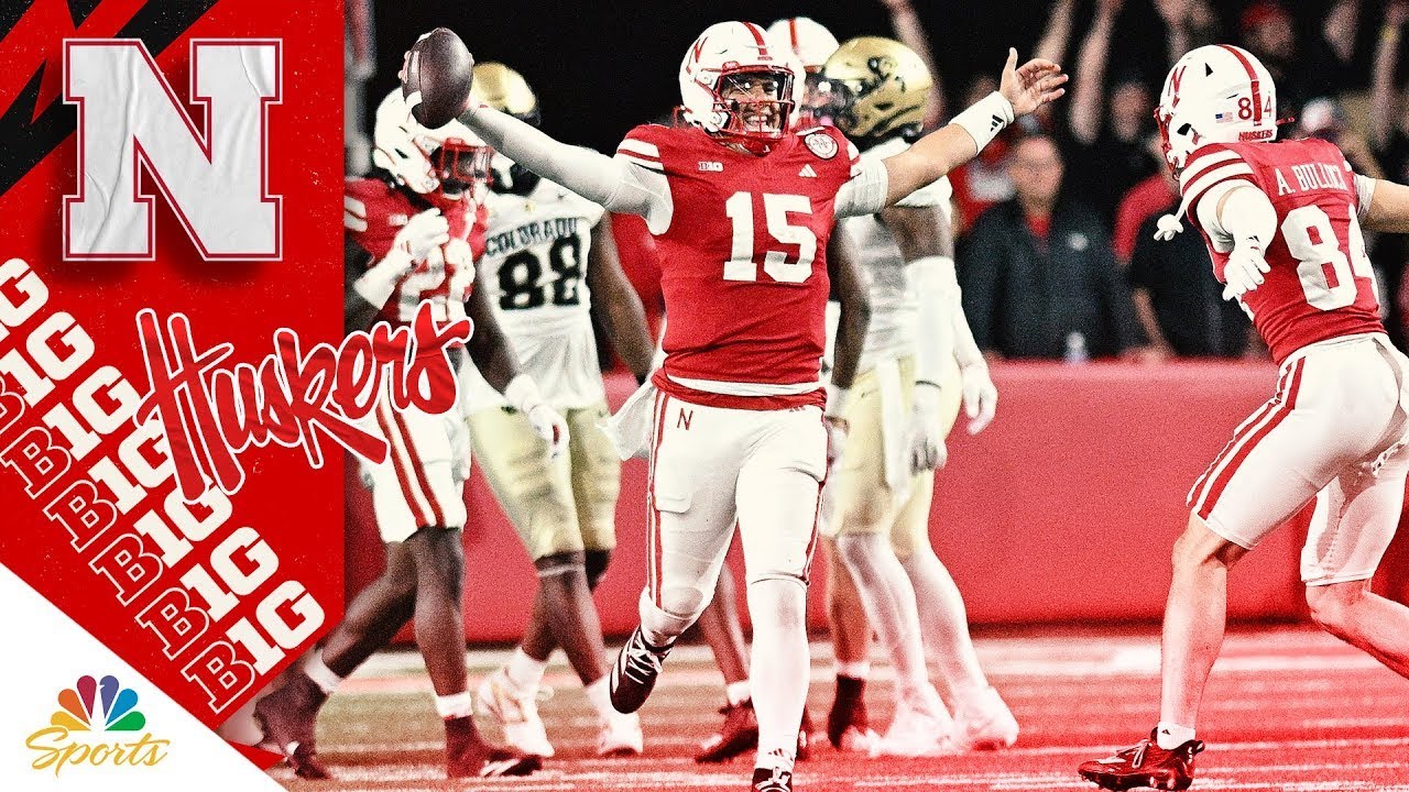 Every Dylan Raiola throw and run from Nebraska's home win against ...