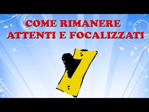 Video: Come Essere Attenti In Classe