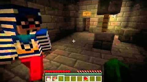 Minecraft   Abandoned City Parkour Custom Map with ChimChim Part 1   Rustic