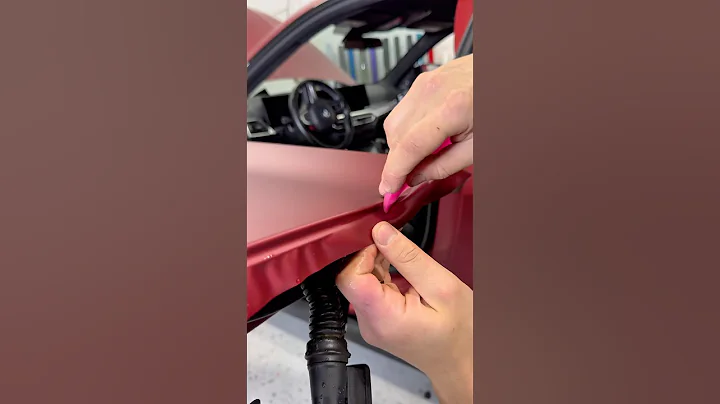 Doors Off for this BMW G82 M4 full wrap in Matte Red Chrome Color PPF, sexiest color on planet