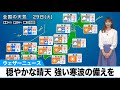 29日(火)の天気　関東は穏やかな晴天　北・西日本は寒波に備えて