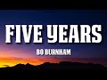 Bo burnham  five years lyrics