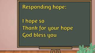 Expressing Hope and wish