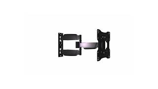 Monoprice Commercial Series Low-Pro Full-Motion Articulating Wall Mount Bracket For TVs 24in to 55in