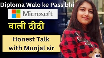 DIPLOMA WALO KE PASS BHI MICROSOFT WALI DIDI H JO HUMKO GUIDE KAR SAKTI KAB KAISE EK DUM HONEST TALK