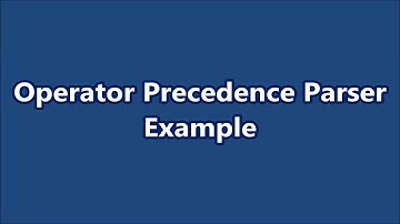 Operator Precedence Parser Example│Compiler Design│Part# 17│Learn CSE Malayalam